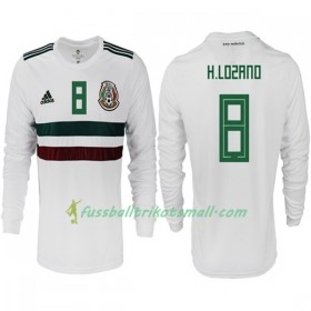Fußballtrikots Mexiko H. LOZANO 8 WM 2018 Langarm Auswärts-trikot kaufen